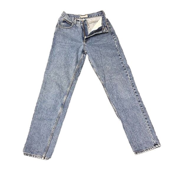 Vintage Guess Jeans Womens Sz 27 (Measures 24) Denim Made USA Light Wash 90s Y2K - Picture 2 of 7